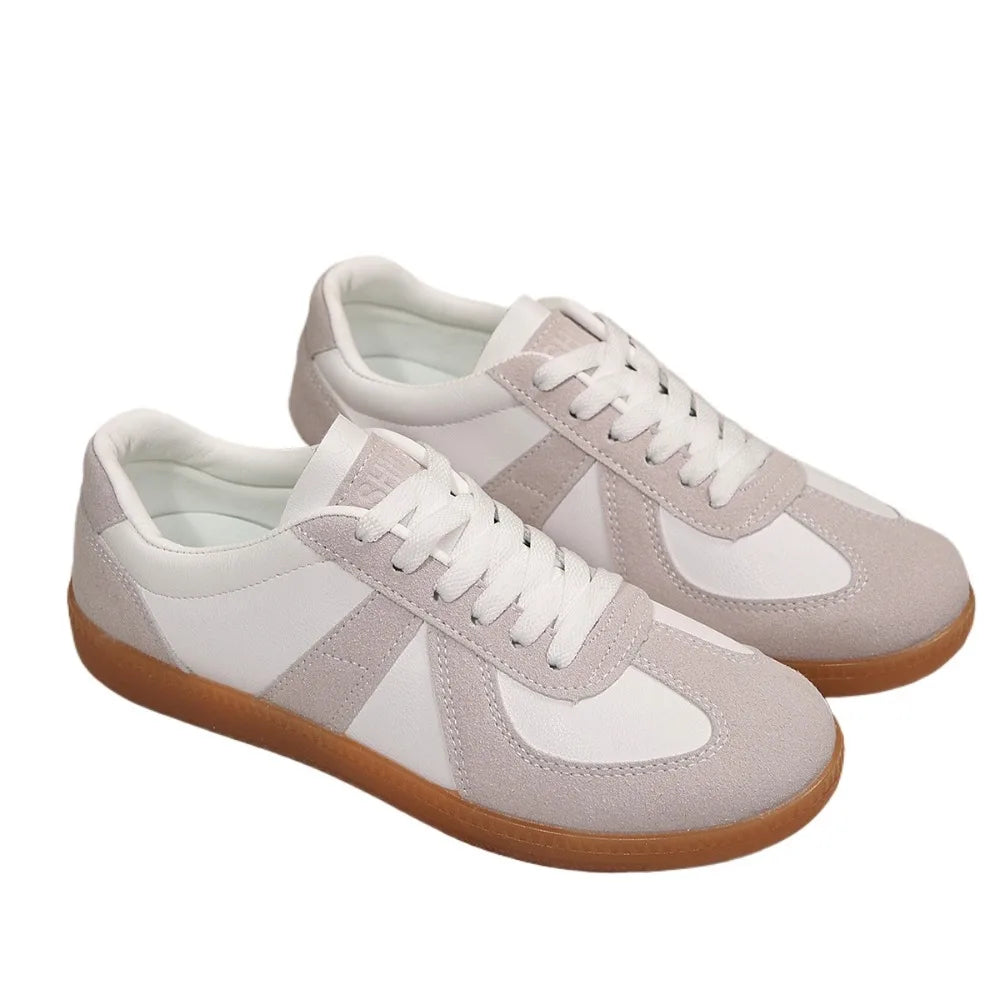 Unisex German Army Trainers Shoes Versatile White Casual 2026 Spring