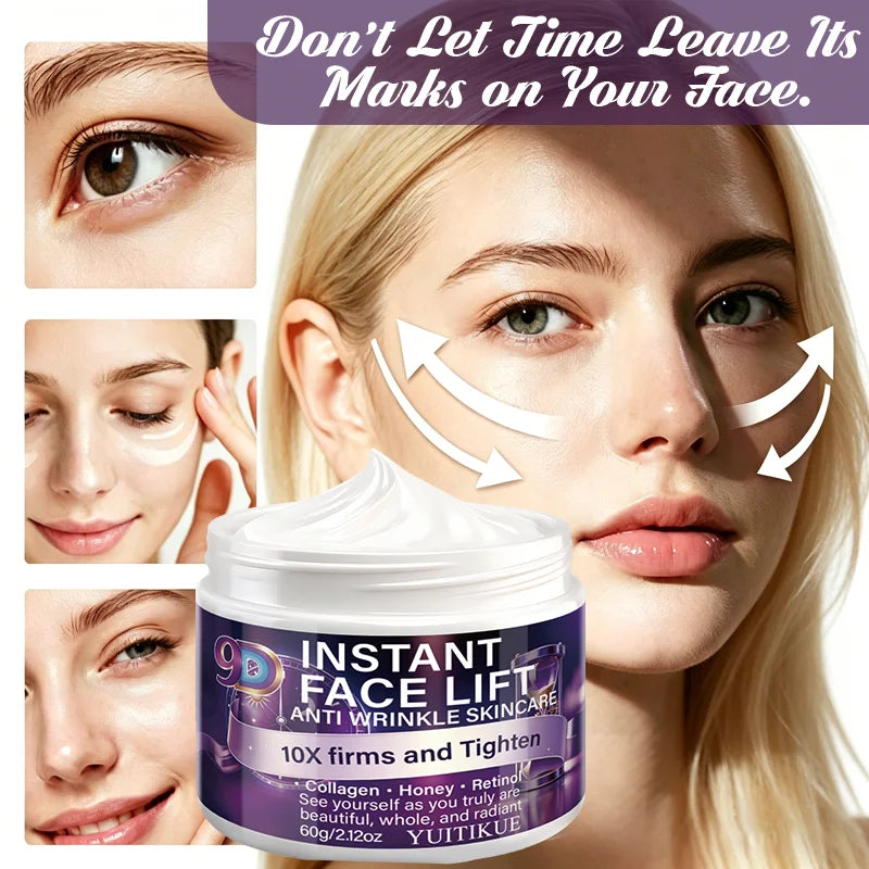 YUITIKUE Anti-Wrinkle Face Lift Cream – Honey & Collagen 60g Anti-Aging Face Cream Zpaxo