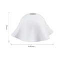 Table Lamp Shade Cover Elegant Retro Floor Lamps Flower Shape Floor Light Cover for Apartment Dorm Hotel Cafe Living Room Zpaxo 280mmx150mm