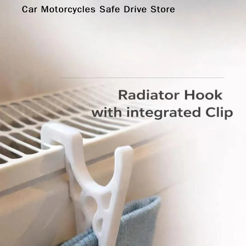 M1 2 3D Printed Radiator Hooks Integrated Clips Heater Towel Hangers