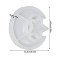 Moon Star Tray Silicone Resin Mold Crescent Jewelry Display Storage Tray Crafts Casting Mould Home Decor Zpaxo J2527