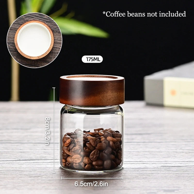 CM1PC Coffee Beans Storage Container Tube Display Rack 100 175 250 Zpaxo 175ML