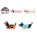 Dog Animal Embroidered Iron Fabric Patches Jackets Backpacks Dress Hat