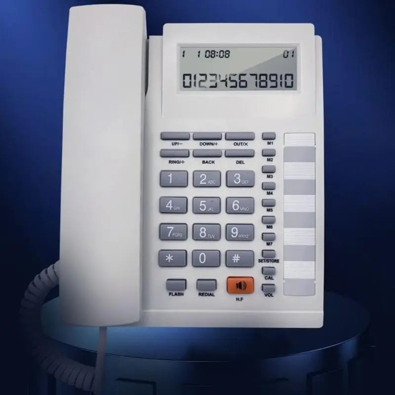 652F Landline Telephone Desktop Fixed Caller Front Desk Zpaxo