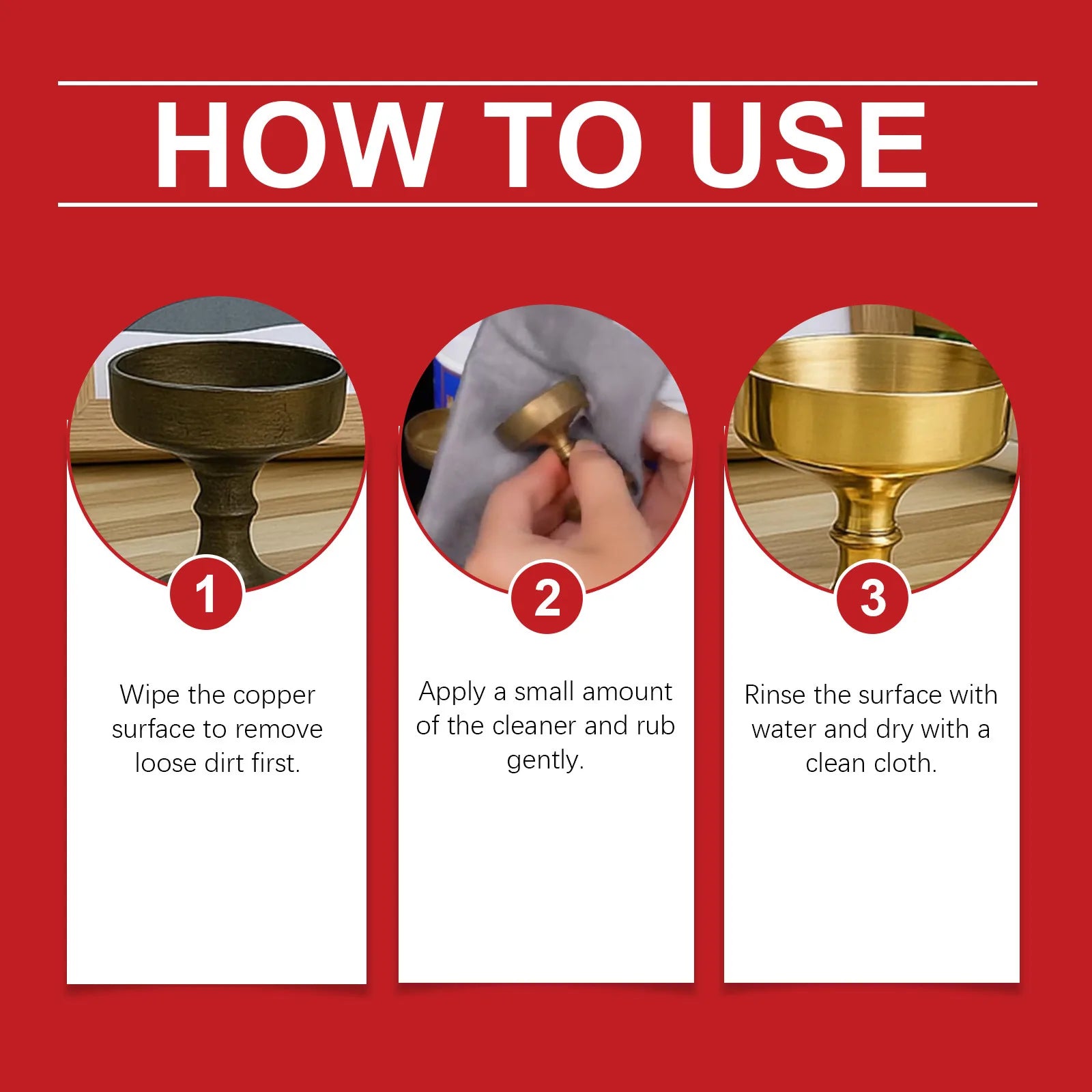 JAKEHOE Metal Polish Cream – Brass, Copper, Rust & Tarnish Remover Metal Polish Cream Zpaxo