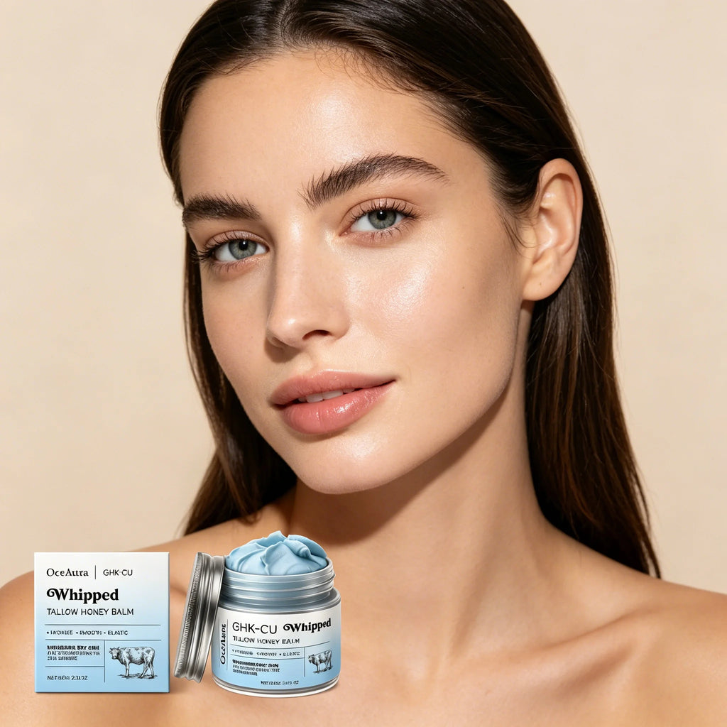 Beef Tallow Honey Moisturizing Cream Daily Nourishing, Hydrating, Smooth, Non-Greasy Body Skincare Cream Zpaxo