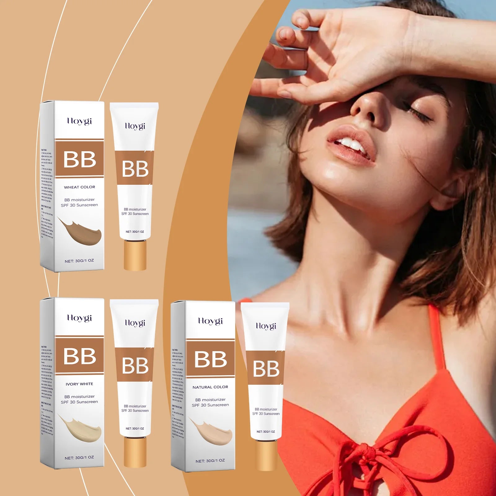 Hoygi SPF30 BB Cream – Oil-Free Full Coverage Moisturizer BB Cream SPF30 Zpaxo