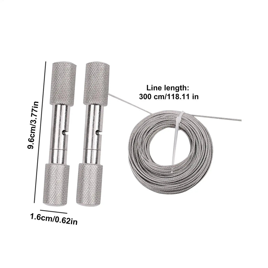 Dehorning Wire Saw Stainless Steel Cutting String Saw With Handles Dehorning Tool Wire Saw For Farm Yard Camping Picnics Garden Zpaxo