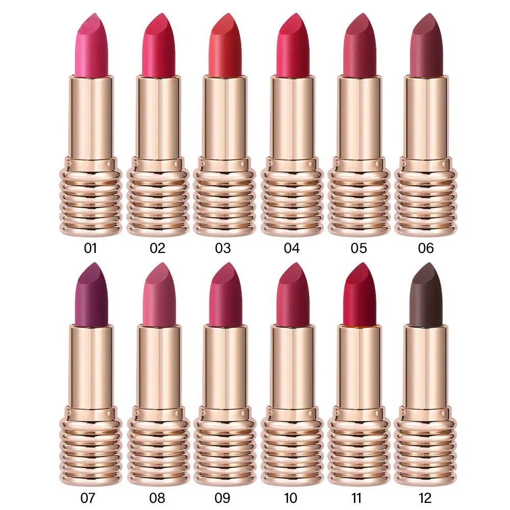 Matte Lipsticks Waterproof Velvet Nude Lipstick Sexy Red Lip Stick