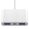 Lightning USB OTG Converter Adapter IPhone Mouse Keyboard Charging U