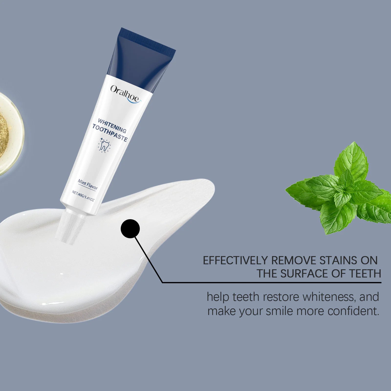 Oralhoe Whitening Toothpaste – Stain Removal & Fresh Breath Whitening Toothpaste Zpaxo