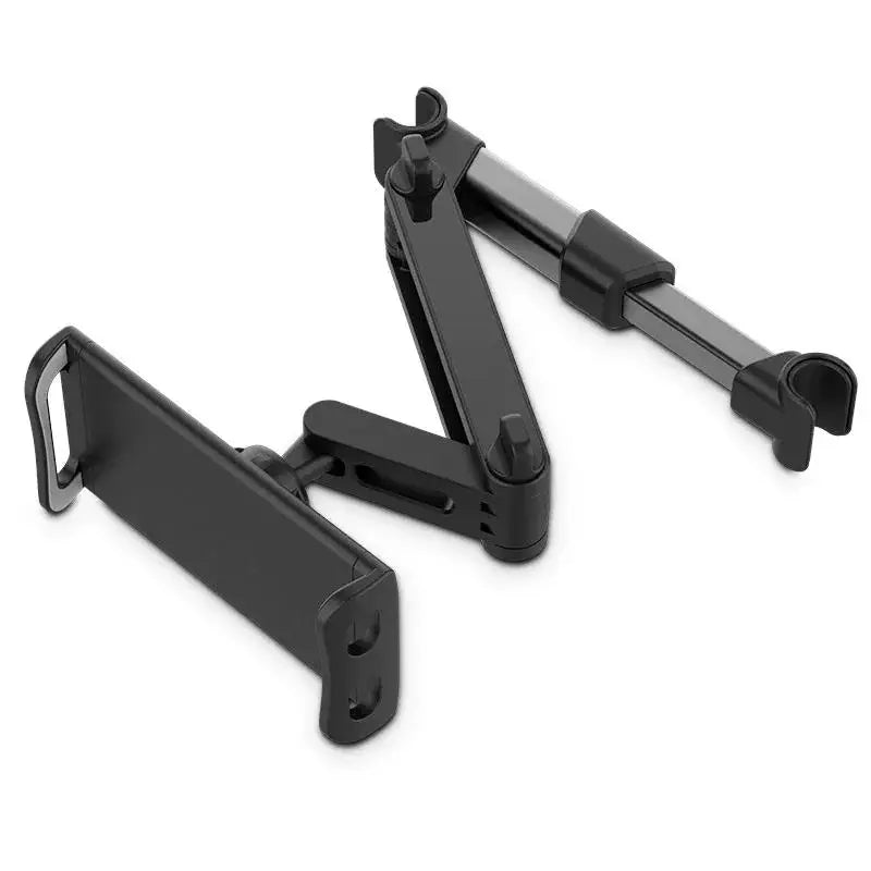 Telescopic Car Rear Pillow Mobile Phone Holder Tablet Rotating Car Seat Rear Stand Headrest Brac Ket For Phone Tablet 4-11 Inch Zpaxo Black Telescopic