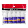 5pcs 3g Fast drying nail art glue tips glitter UV acrylic rhinestones decorations nail glue false tip multipurpose manicure tool Zpaxo China Mainland