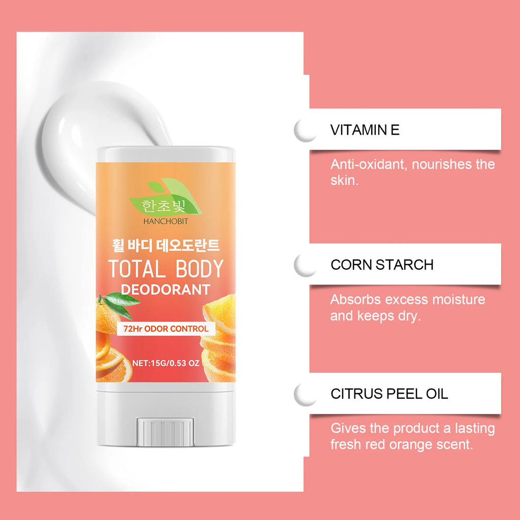 Hanchobit Body Care Stick – Odor Control & Portable Fragrance Deodorant Cream Stick Zpaxo
