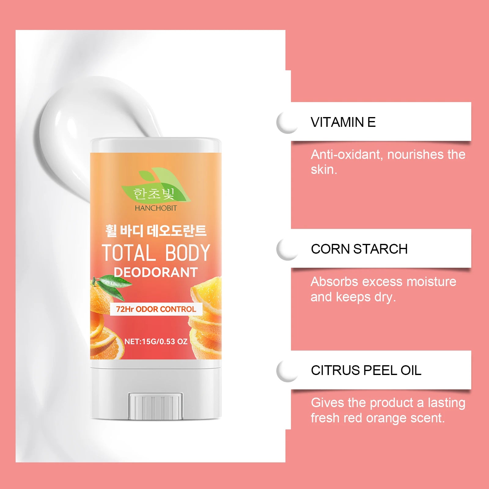 Hanchobit Body Care Stick – Odor Control & Portable Fragrance Deodorant Cream Stick Zpaxo