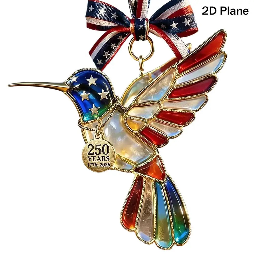 2D Patriotic Acrylic Ornaments Acrylic Window Hanging Butterfly Cat Shapes Hanging Decor For Friends & Cancer Patients Zpaxo A