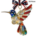 2D Patriotic Acrylic Ornaments Acrylic Window Hanging Butterfly Cat Shapes Hanging Decor For Friends & Cancer Patients Zpaxo A