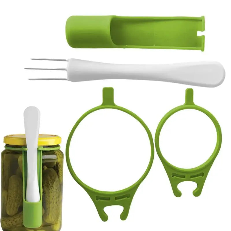 Pickle Jar Fork Grabbing Tool Multifunction Fruit Picker Long Handle