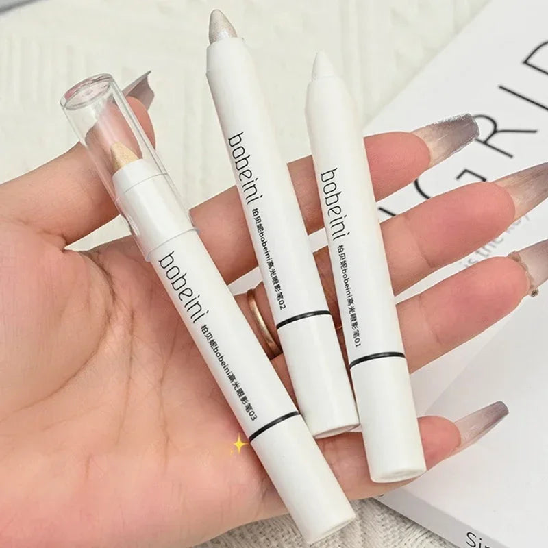 Lying Silkworm Pen Monochrome Brightener Pencil Bright Eyes Lasting