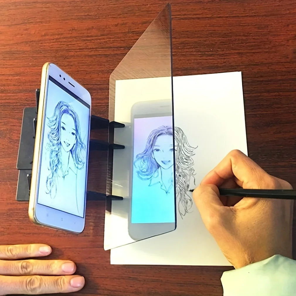 DIY Drawing Tracking Board Optical Sketch Projector Portable Aid Art