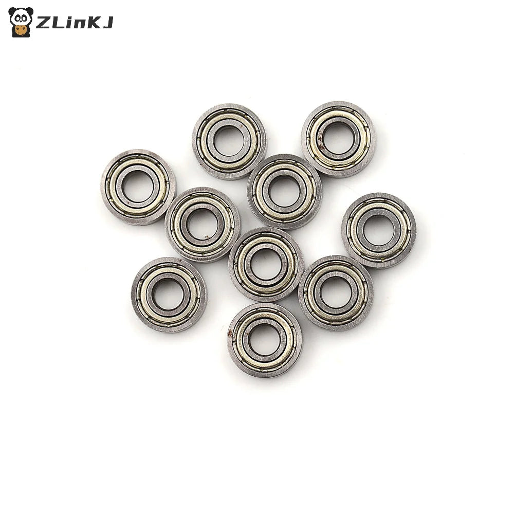 ▶10Pcs Miniature Bearing 695ZZ 695-Z Precise Durable Bearing 5x13x4mm Zpaxo