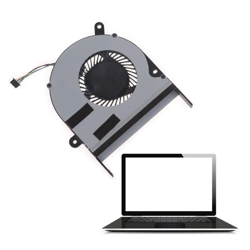 652F 1PC Replacement CPU Cooling Fan for Vivobook S301L Q301L S301LA Notebook Radiator DC5V 2.25W 4Pin 4wire Laptop Zpaxo