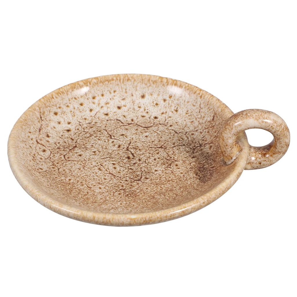 Ceramic Plate Round Shape Simple Decorative Stand Aroma Holder