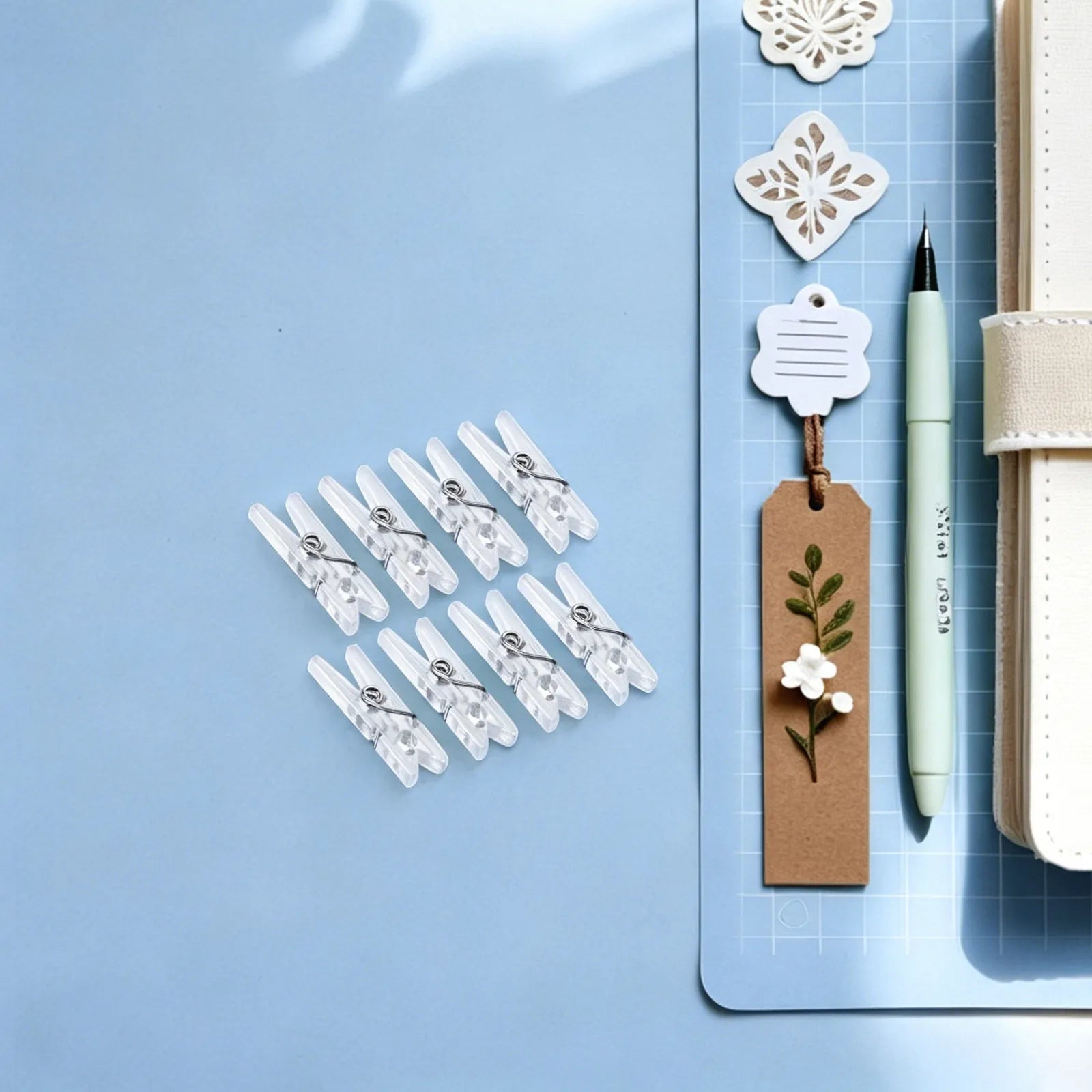 Spring Clothespins Mini Hanging Clips Premium Plastic Baby Outfits