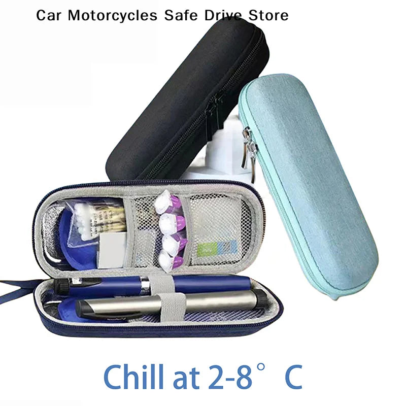 Waterproof Empty Insulin Cooling Bag EVA Thermal Insulated Cooler Gel