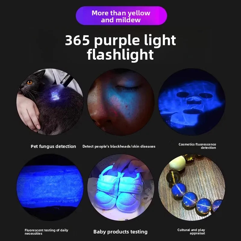 Handheld Nail Lamp Straight Light Spotlight Two Levels Timed Digital