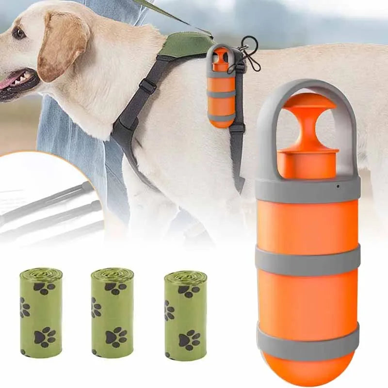Zero-Contact Dog Waste Picker & Bag Dispenser Set