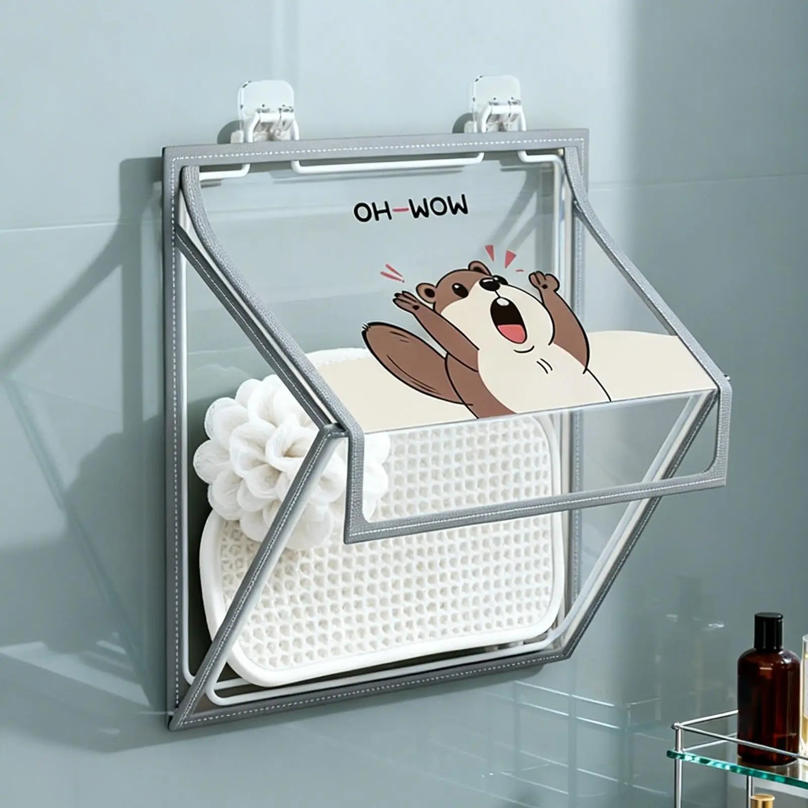 Wall Mounted Laundry Hamper Foldable Waterproof Space Saving Storage