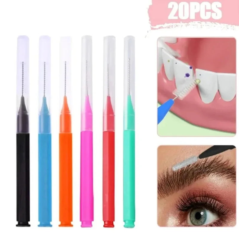 Interdental Brushes 20-Pack – Braces & Tooth Gap Cleaner Interdental Brush Zpaxo