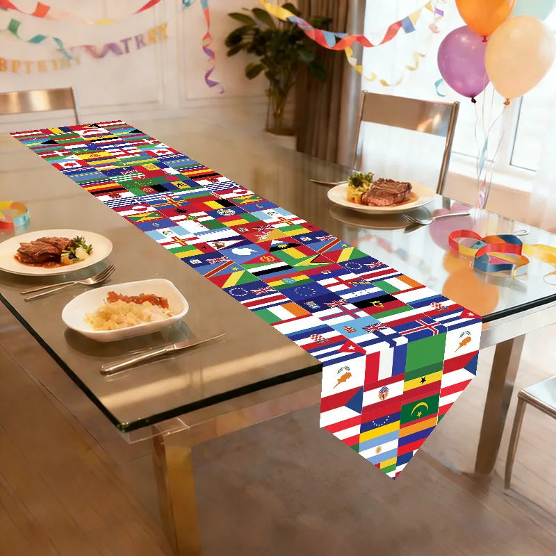 Soccer Football Party Table Flag Centerpiece Birthday Decorations Zpaxo