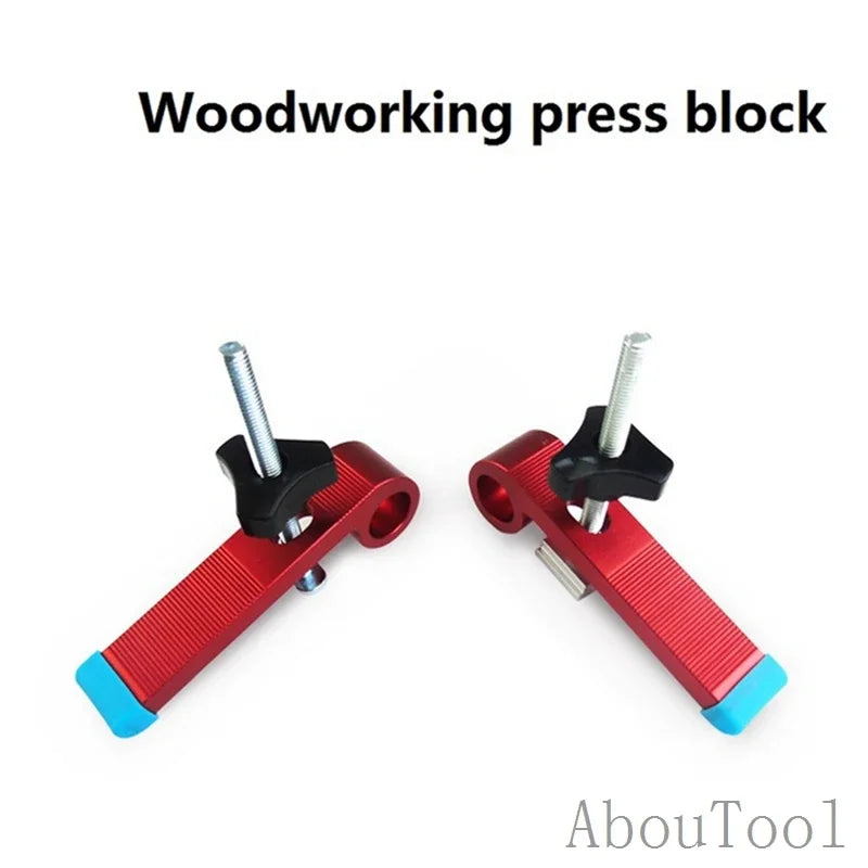 T Track Aluminum Alloy Wood Clamp Rail Slide Slot Stopper M8 Screw Positioning Limiter Miter Clip Fixed Clamp Woodworking Tools Zpaxo