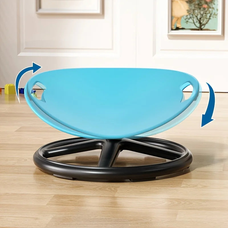 Ergonomic Swivel Sensory Chair Eggshell Design Anti-slip Base Durable Zpaxo