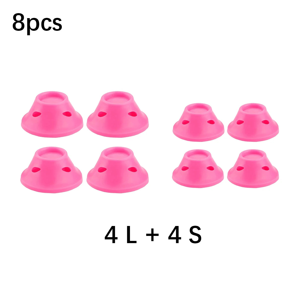 Heatless Overnight Mushroom Hair Curlers | 8 or 16 Piece Set