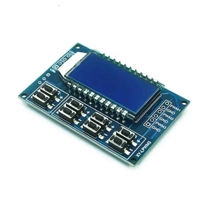 3-channel PWM Pulse Frequency Duty Cycle Adjustable Module Square Zpaxo