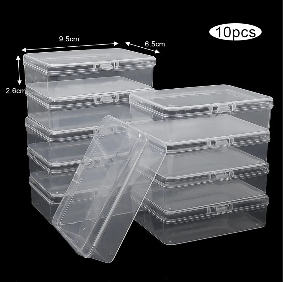 Transparent Plastic Card Boxes Waterproof Playing Holders Poker Board