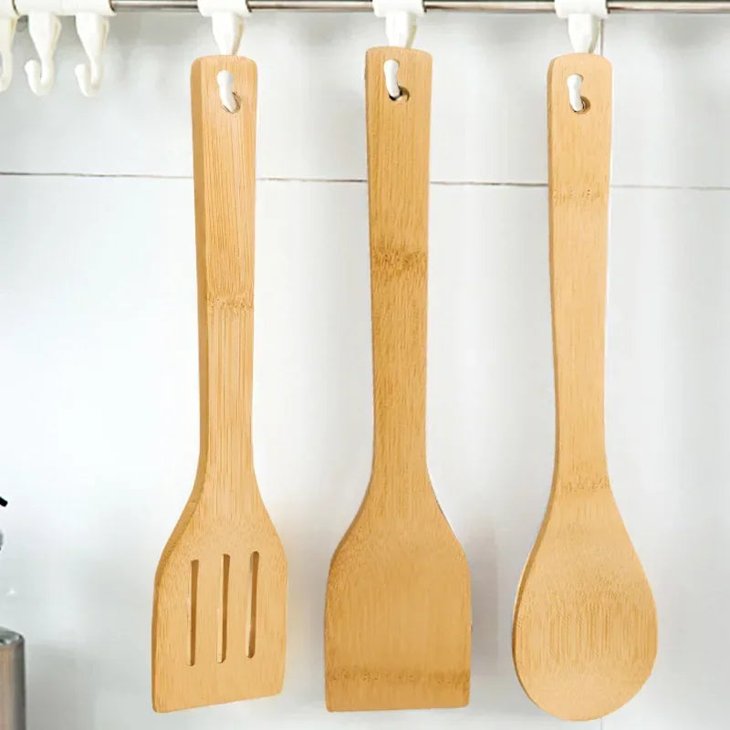 Alishan Cookware Bamboo Spatula Spoon Wholesale Non-stick Frying Pan