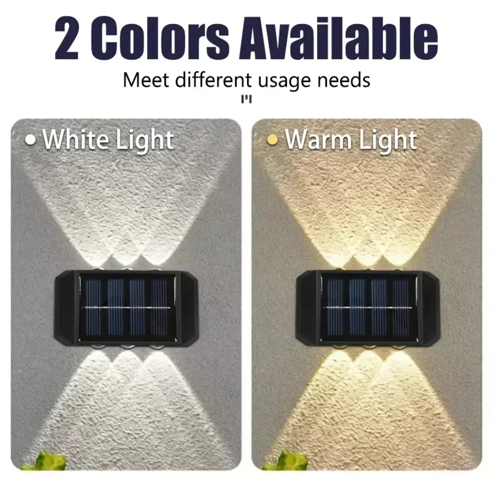 Solar Powered Lighting Waterproof Sensing Courtyard Light Automatic Zpaxo
