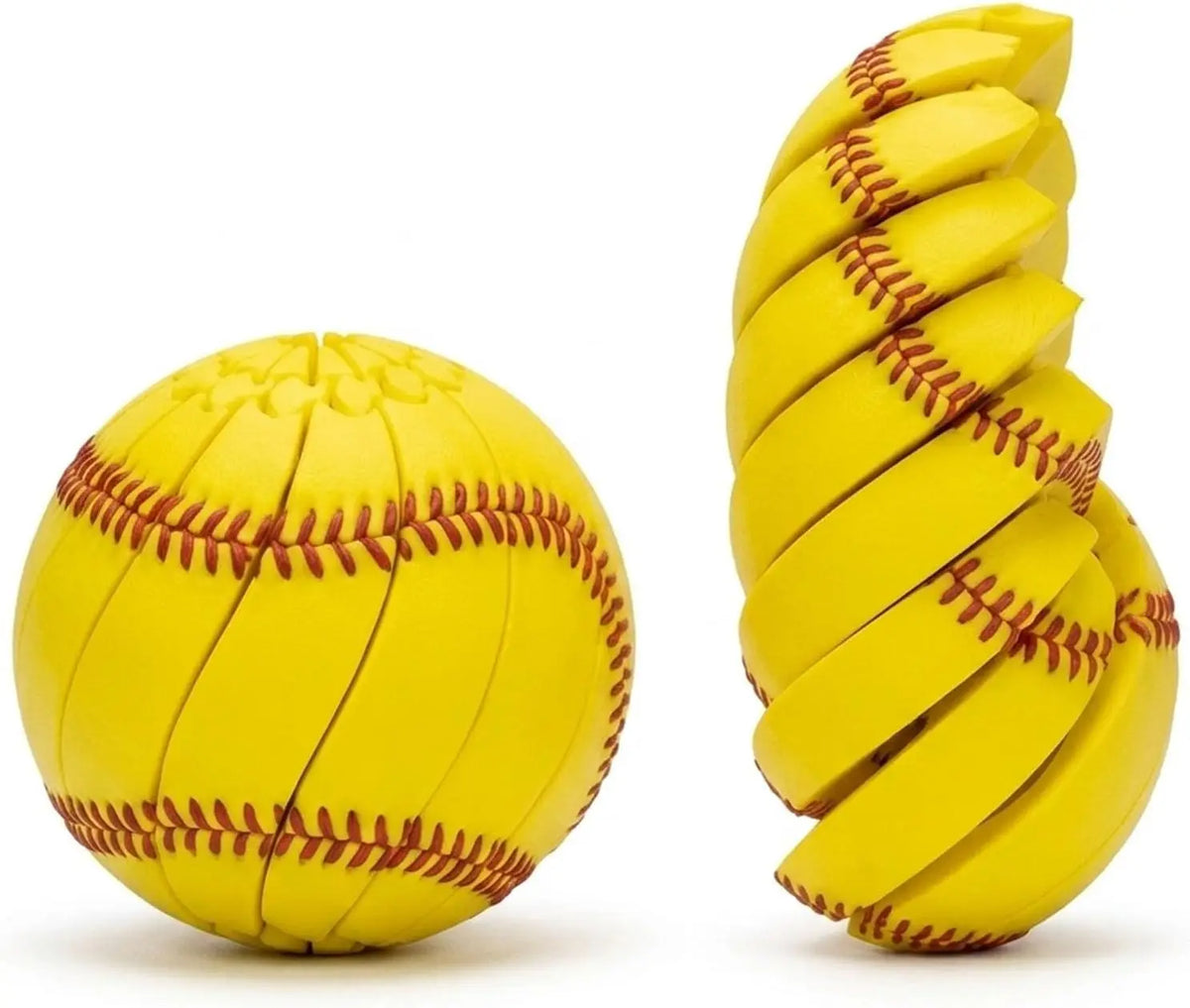 Baseball Fidget Ball 3D Printed Twist Turn Stress Relief Desk Relieve Zpaxo Softball