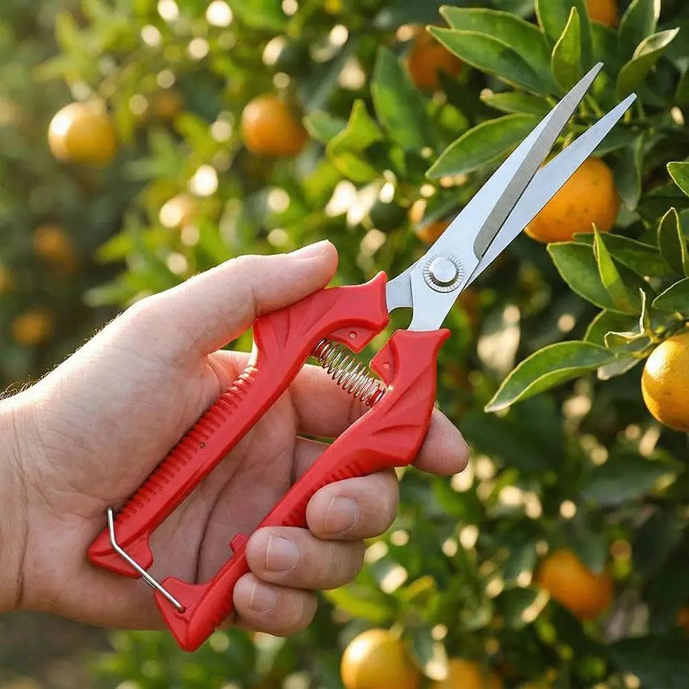 Ergonomic Fruit Picking Garden Shears | Stainless Steel Pruning Scissors Pruning Shears Zpaxo