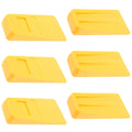 6Pcs Felling Wedges Plastic Chainsaw Accessories Wedges Wear Resistant Tree Safety Cutting Wedge Logging Supplies For Trees Wood Zpaxo yellow 6PCS