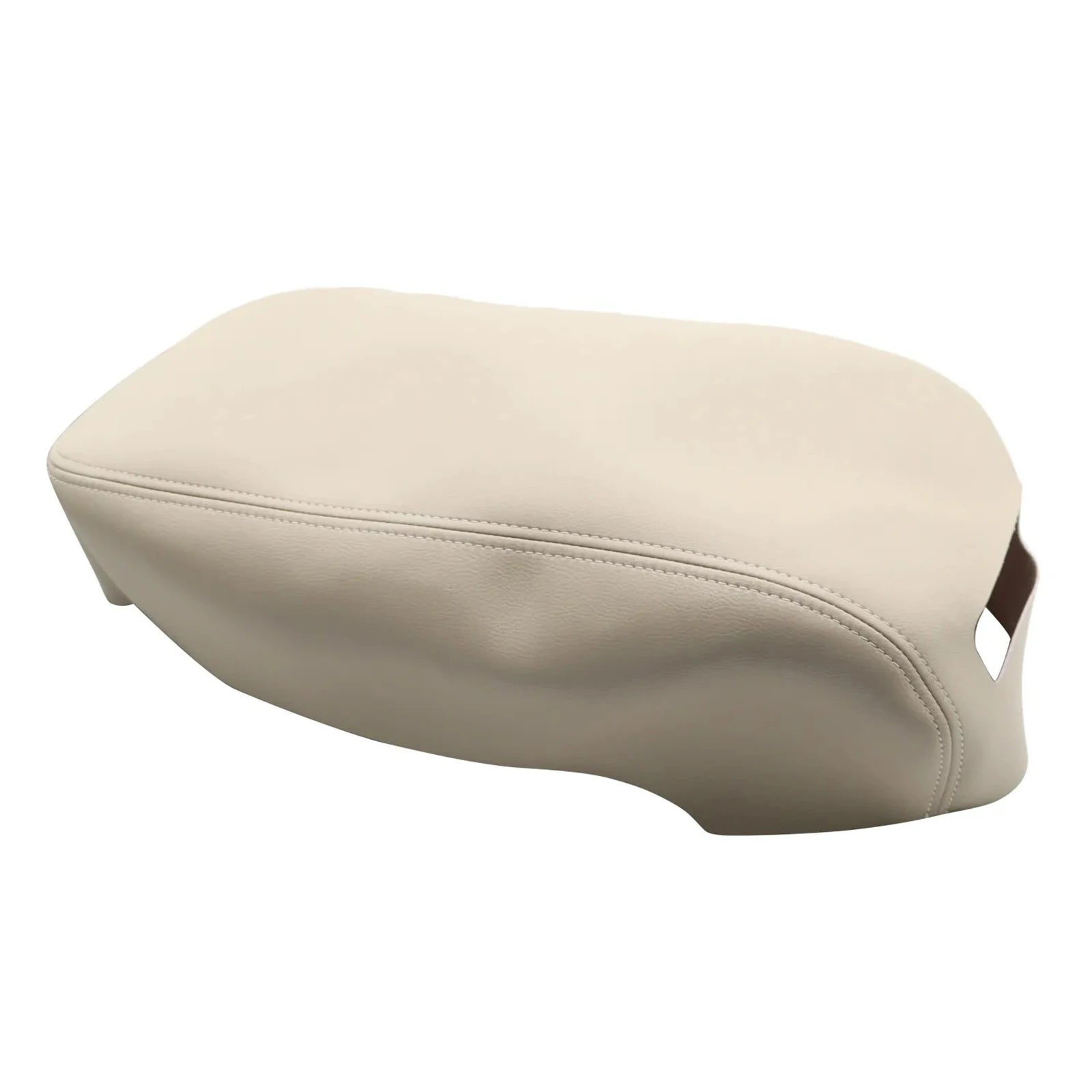 Car Center Console Lid Armrest Microfiber Leather Cover Trim