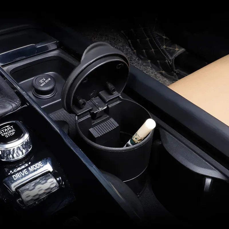 Universal Car Ashtray Cup Holder – Smokeless Coin & Trash Container