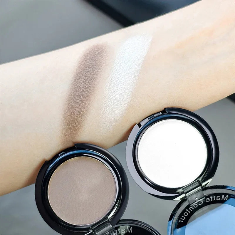 Matte Eyeshadow Palette Black White Eye Contouring Natural Lasting