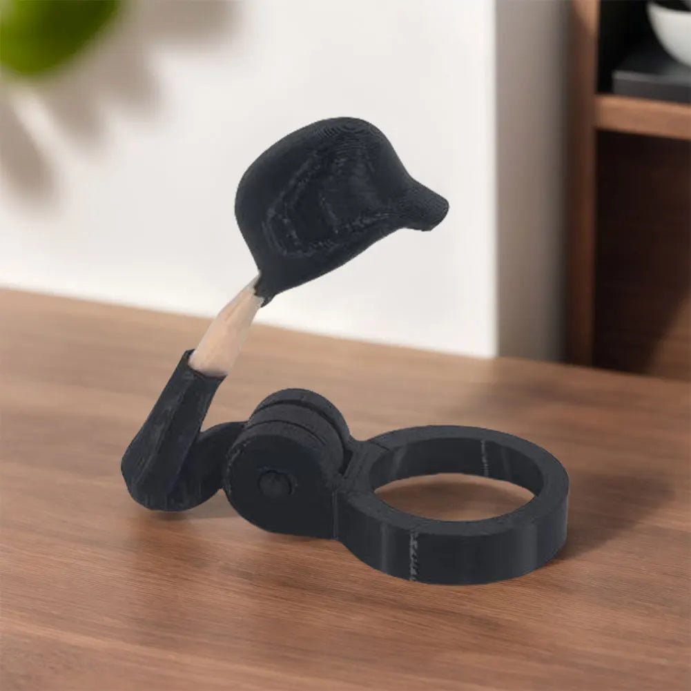 1- Soldier Salute Beer Bottle Helmet Dustproof Topper Creative Cap Zpaxo