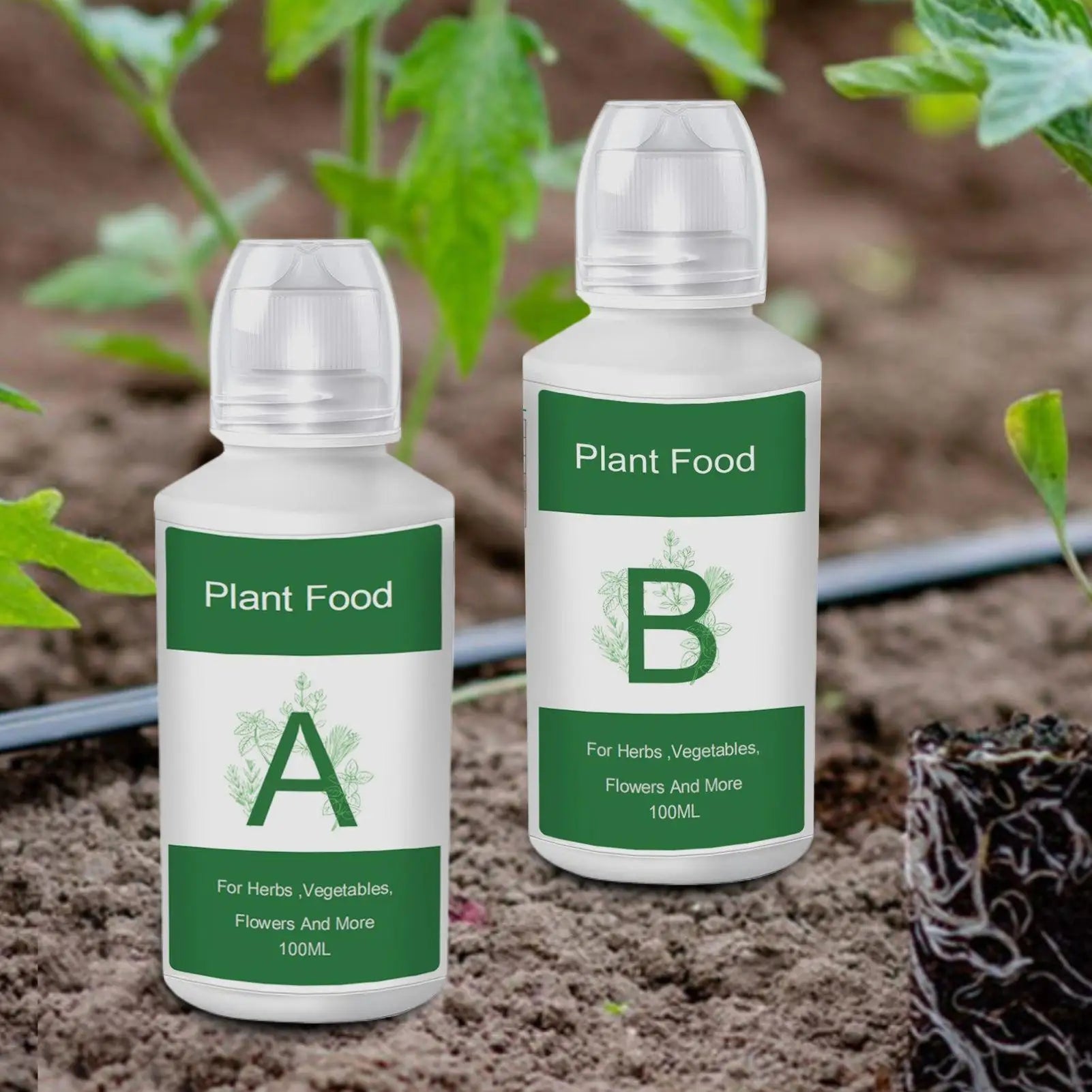 Hydroponic Nutrients Liquid Plant Food Fertilizer Indoor Growing