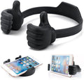 Portable Thumbs Up Mobile Phone Stand Lazy Holder Desk Tablet Bracket Zpaxo Black